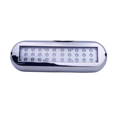 China 316 Stainless Steel Underwater LED Boat Lights Waterproof IP68 Marine Lights Polished Stainless Steel Boat for sale