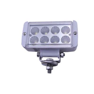 China Square 24w Car Boat Aluminum White Luminous Yacht Lighting Equipment Wholesale Tractor Aluminum Led Work Light for sale