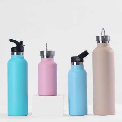 China Double Wall Viable Logo Water Bottle Standard Mouth Vacuum Wholesale Hot Sale Custom Water Bottle for sale