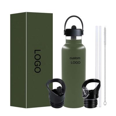 中国 Stainless Steel Sustainable Running Water Bottle Flask Vacuum Water Bottle 24OZ Custom Sports Logo 販売のため