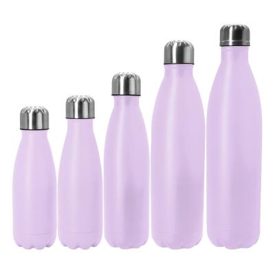 China 500ml new design cola shape sustainable stainless steel water bottle custom logo for sport water bottle for sale