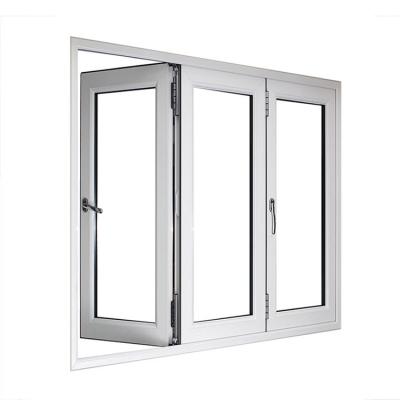 China Aluminum folding doors window / aluminum bifold window with everbilt hardware for sale