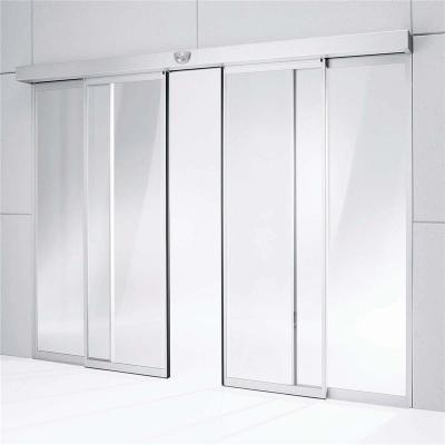 China Modern Aluminum Automatic Sensor Door Exterior Automatic Sliding Door for sale