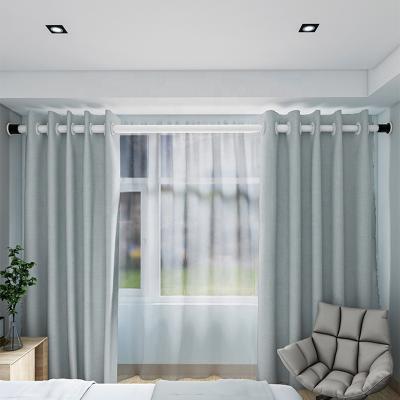 China No Drilling No Drill Adjustable Telescopic Stretch Curtain Rod Tension Curtain Pole for sale