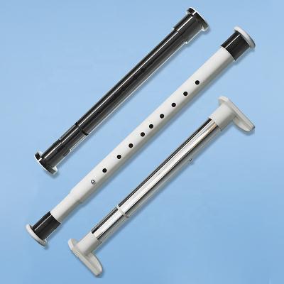 China No Drilling Adjustable Tension Rod Shower Extendable Telescopic Curtain Metal Curtain Rods for sale