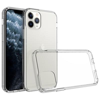 China Shield build design tpu transparent strong clear acrylic phone accessories mobile case for iphone 11 pro for sale