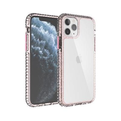 China Fashion Independent Scratch Resistant 2020 New Buttons Hard PC Back Cover TPU Soft Edge Cell Phone Case For iPhone 11 Pro Max for sale