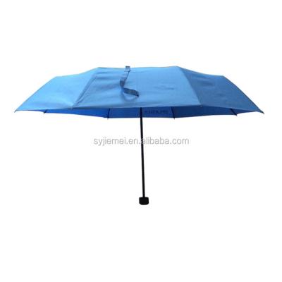 China Country 190 Pongee Cloth 3 Fold Umbrellas With High Quality Black Frame for sale