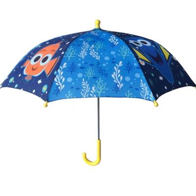 China Kids 15 Inch Minimalist Mini Umbrella With Heat Transfer Printing On Panels for sale