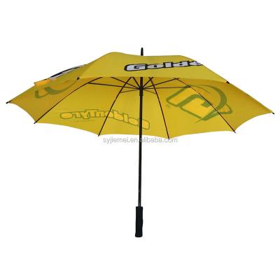 China 30inch*8k Manual Open Promotional Umbrella Golf Umbrella With Metal Frame Straight Umbrella for sale