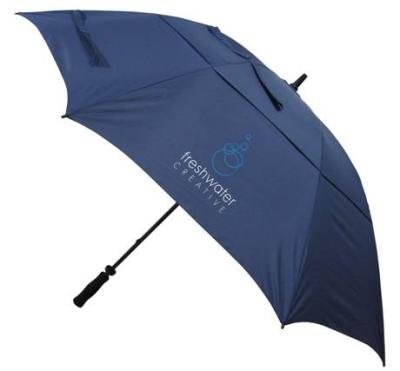 China Transitional Mens Double Layer Golf Umbrella With Customized Logo Rain Umbrella for sale