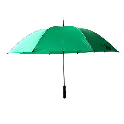 China Minimalist 27inch*8k Golf Umbrella 170T Polyester With EVA Straight Handle Promotional Umbrella for sale