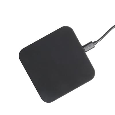 China 2020 Hot Selling Square Universal Wireless Charger 10w Qi Portable Mobile Phone Fast Wireless Charger For Phone for sale