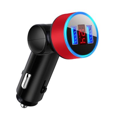 China Mobile Phone Tablet MP3 GPS Car Charging Accessories Dual Usb Car Charger Adapter 2 Port Adjustable Led Display 5v 3.1a Smart Car Charger for sale