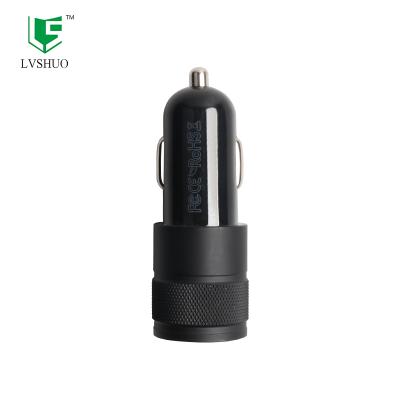 China Dual USB 15.5W High Speed ​​Car Charger For Mobile Phone Smart Charger for sale