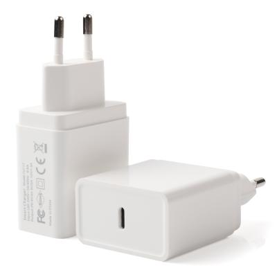 China PD Fast Charging Power Supply 18W Power Cell Phone USB-C Wall Charger USB C Wall Charger for iPhone 11/11 pro Max for sale