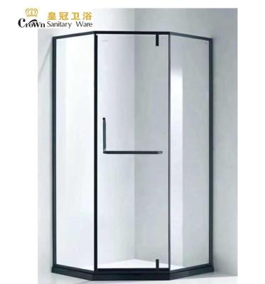 China With View 2019 Hot Sale 304 Stainless Steel Diamond Pivot Shower Enclosure HG-3620 for sale