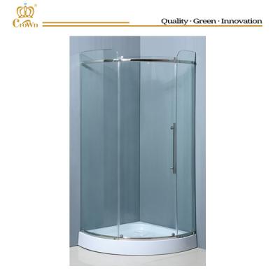 China Modern Style Stainless Steel Frame Sliding Glass Shower Enclosures Bathroom Shower Doors Parts Accessories Glass Shower Enclosures Made In China for sale