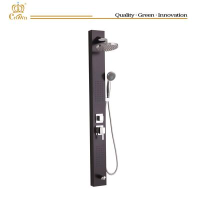 China Thermostatic Faucets Hydraulic Panel Shower Panels Bathroom Sets for sale