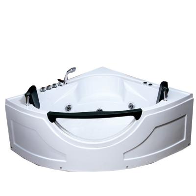 China Modern corner area-shape spa bathtub with whirlpool skirt and jaccuzi for sale