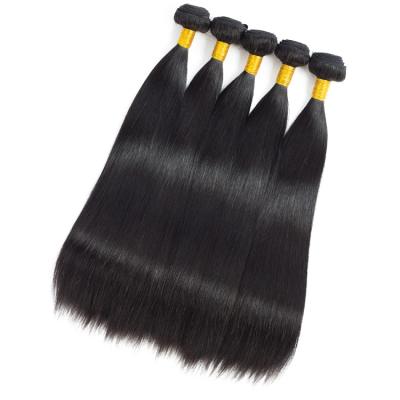 China Virgin Remy Human Hair Weft Malaysian Straight Hair Bundles 100% Natural Straight 3/4 Bundle Virgin Hair Extension Color Hair Weaves for sale