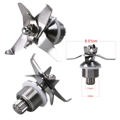 China High Quality Commercial Blender Parts Kitchen Blender Blade Cutter Spare Parts Blender 6 Blade for sale