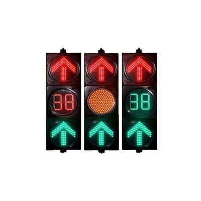 China Polycarbonate (PC) engineering plastic popularhot sell pole pedestrian cross light plus traffic lights high quality red green traffic signal light for sale