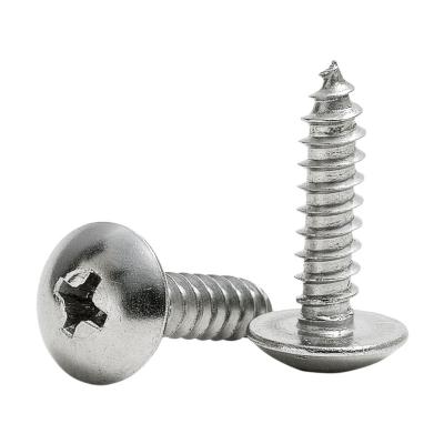 China Custom Steel Pan Cheap Fastener Production Round Head Staninless Screws And Fasteners Tapping Screws for sale