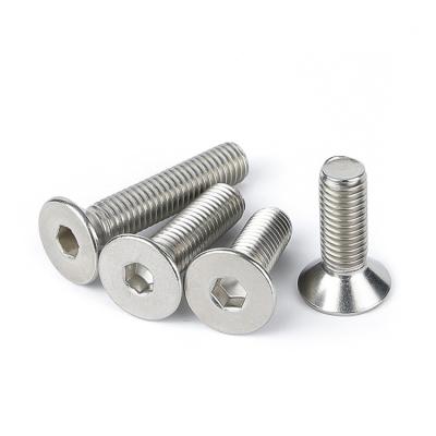 China Pan Factory Direct Sale Metal Titanium SS Cap Screw Stainless Steel Aluminum Galvanized Knob Countersunk Concrete Machine Screw for sale