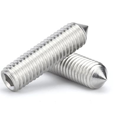 China China Manufacture M3 Round Galvanized Metal Stainless Steel Hex Socket Headless Set Screw for sale