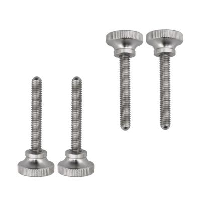 China Pan Factory Price M18 Nickel Plated Philip Chicago Knurled Thunmb Screw Flat Main Cross Recess for sale