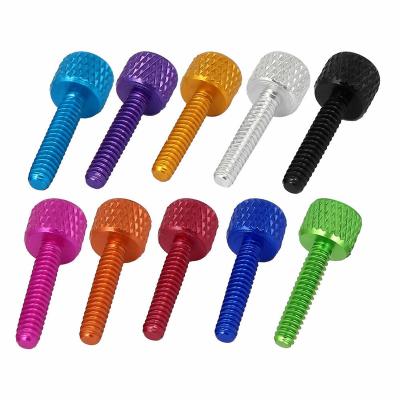 China Pan China High Stainless Steel Round Head Anodized Aluminum Thumb Thumb Screw for sale