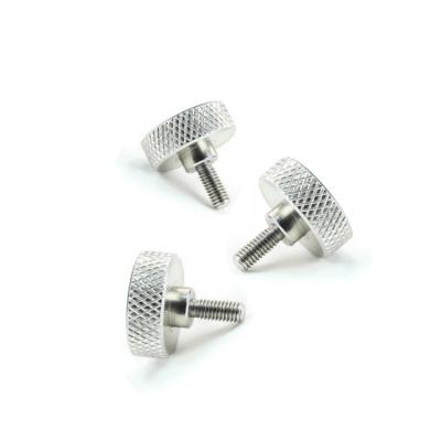 China Pan Manufacturers Nuts Screws Thumb Knobs Handle Knurled Screw for sale