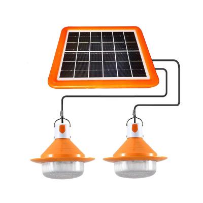 China Sloar Panel Charge Factory price Portable mini UFO light bulb with solar panel 6v 2w 3 gears adjustable Y1003 for sale