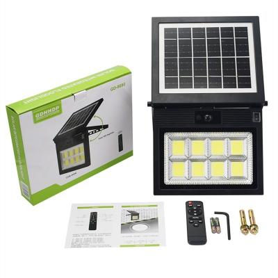 China Sloar Panel Charge Factory Price 400W outdoor Led Solar light  LED Work Flood Light New Energy garden Solar Lighting System GD-9090 for sale