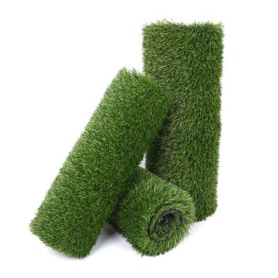 China Low Cost Bigger Elasticity 8mm10mm15mm Artificial Grass Short Pile For Roof Cover Landscaping Fence Green Wall Decoration Engineered Grass for sale