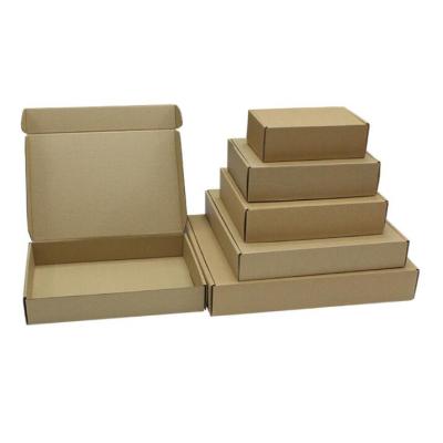 China Recycled Moving Materials Large Paper Packaging Box Brown Corrugated Cardboard Shipping Boxes For Mail for sale