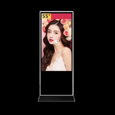 China Indoor 55 Inch Floor Standing Kiosk 1920*1080 Max Resolution Digital Interactive Displays Te koop