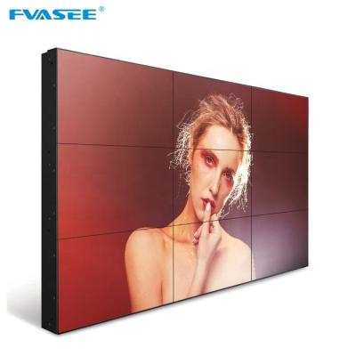 China Video 55 3.5mm Narrow Bezel Digital Signage Display 65 Inch for Advertising Te koop