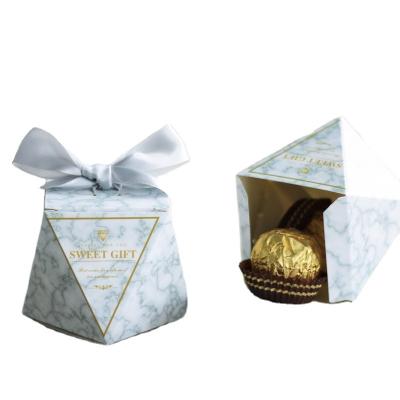 China New Specially Recyclable Gift Boxes Wedding Favor Packaging Candy Gift Boxes Event Party Boxes With Ribbons for sale