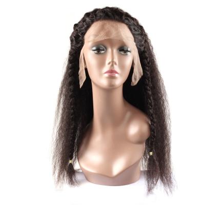 China Wholesale HD Brazilian Yaki Hair Lace Front Wig Yaki Virgin Human Hair Extensions Wigs for sale