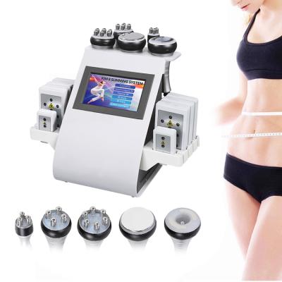 China Weight Loss Professional Portable 6 in 1 40k RF Vacuum Cavitation Ultrasonic System Slimming Machine for sale