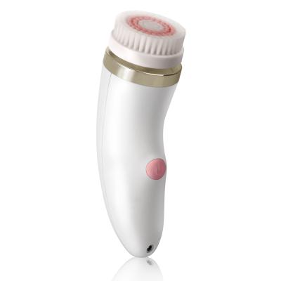 China Other Wholesale Rechargeable Face Exfoliator with 3 Brush Heads Facial Cleansing Brush for sale