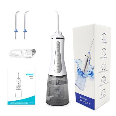 China Dental Water Flosser Dental Cleaning Water Flosser Effectively Care IPX7 Water Pulse 350ml Waterproof Dental Oral Cordless Electric Teeth Cleaner for sale