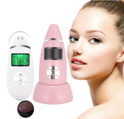 China Detect Skin Moisture Digital LCD Show Personal Skin Care Tool Face Moisture Body Oil Analyzer Facial Content Tester for sale