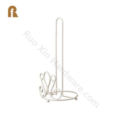 China Modern Design Durable Cream Range Metal Paper Roll Holder for sale