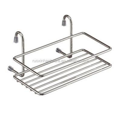 China Wall Mounted Type Kitchen Stainless Steel Bathroom Corner Shelf Shower Caddy for sale