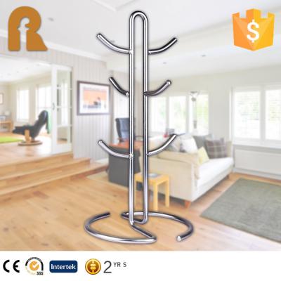 China Sustainable Metal Cup Holder Mug Tree, Tea Cup Hanger for sale