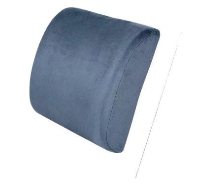 China Amazon Fleece Throw Cushion Anti Dust Mite Best Selling Ergonomic Memory Foam Solid Back Lumbar Pillow for sale