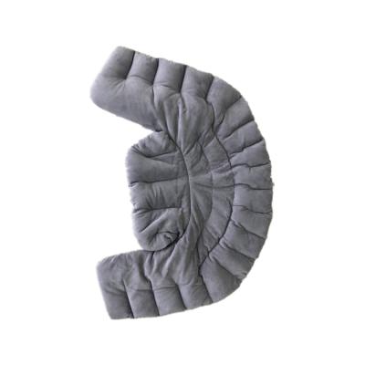 China Anti-pilling Cold-Hot Compress Therapy Relaxing U Shape Lavender Microwave Heating Function Neck Tile for sale